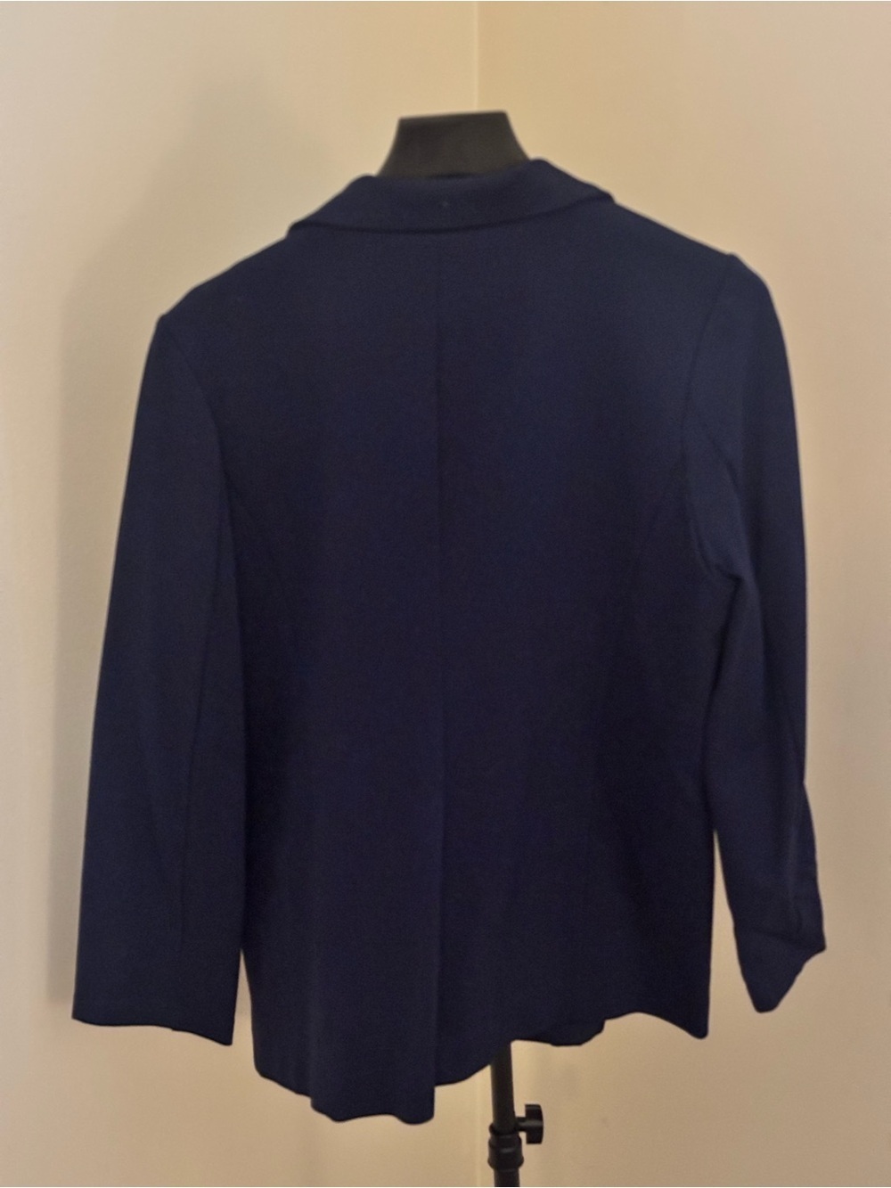 Tailored Women's Navy Single-Button Blazer - Picture 4 of 6